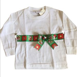 NWOT 2T long sleeve Disney print ribbon tee